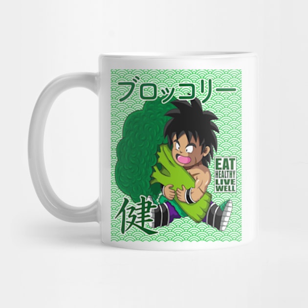 Broly Eat Healthy Live Well by KaboomArtz